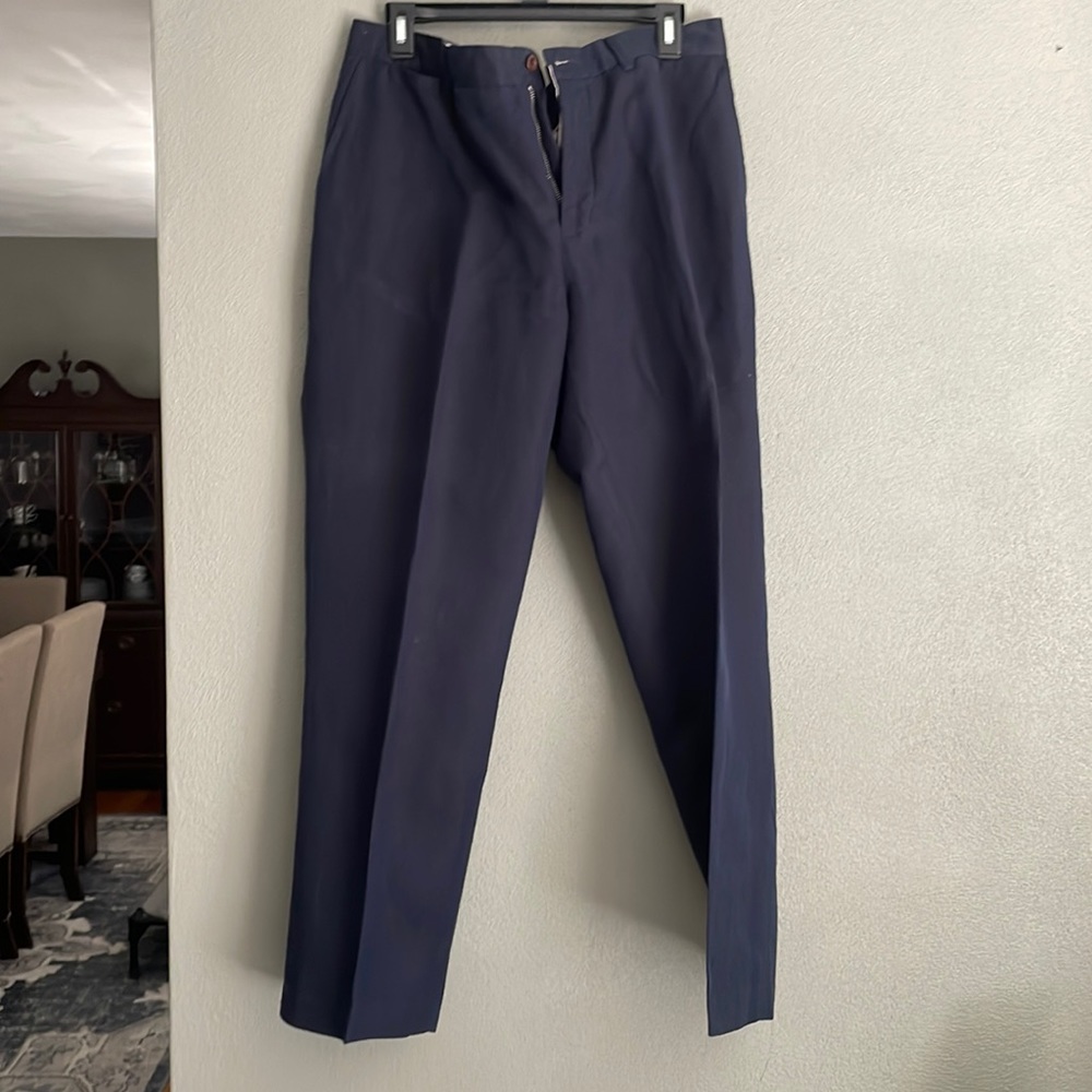 Polo Preston Navy Linen Pants